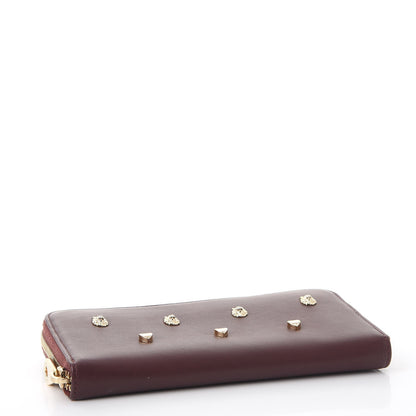 Mulberry Silky Calf Cara Delevigne Zip Around Long Wallet Oxblood 4 of 9