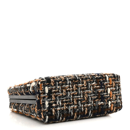 Chanel Tweed Kisslock Minaudiere Black Multicolor 4 of 12