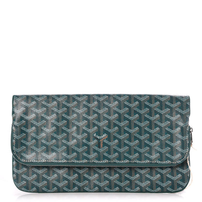 Goyard Goyardine Sainte Marie Soft Clutch Green 1 of 8