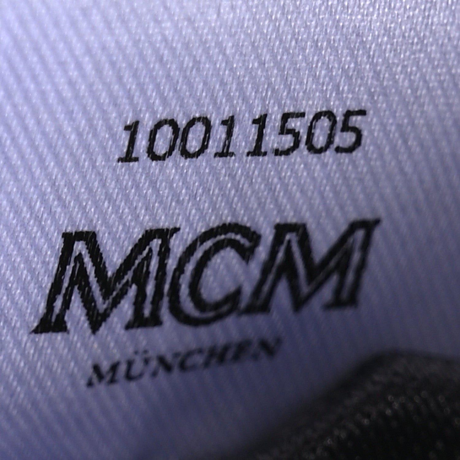 MCM Metallic Visetos Crossbody Bag Silver 7 of 10