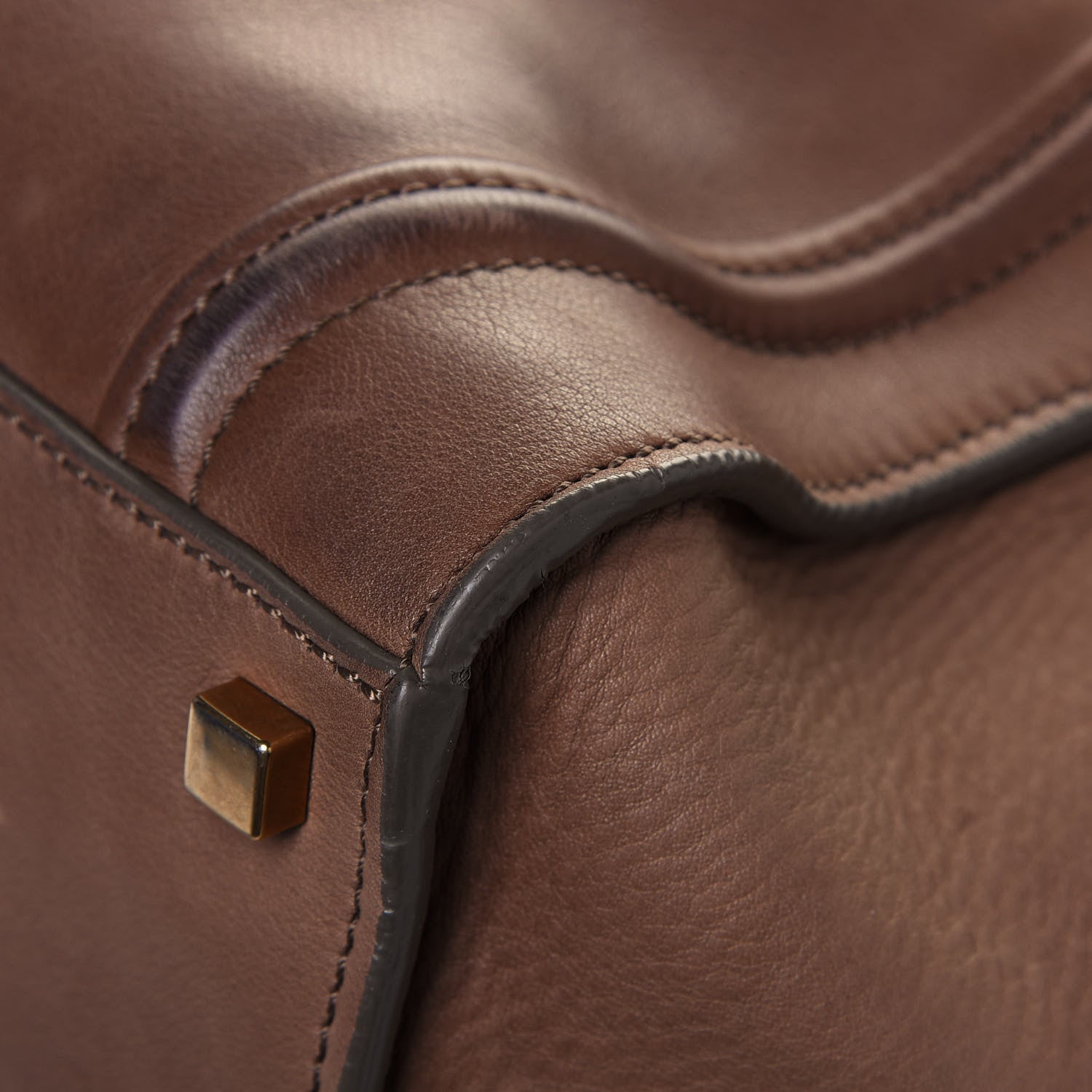 Celine Supple Calfskin Medium Phantom Luggage Taupe 11 of 20