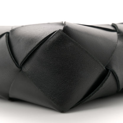 Bottega Veneta Lambskin Maxi Intrecciato Small Cassette Camera Bag Black 9 of 9