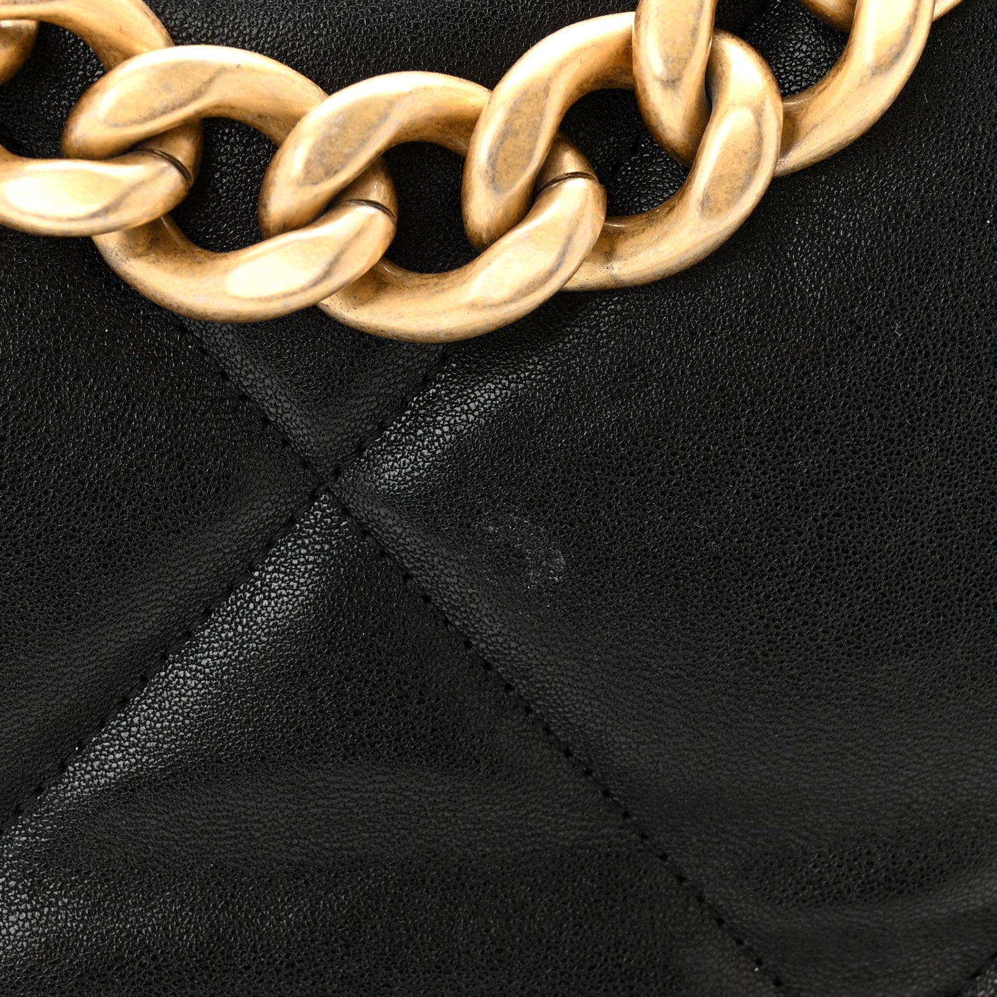 Goatskin Quilted Maxi Chanel 19 Flap Black