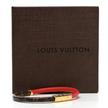 Louis Vuitton Monogram Daily Confidential Bracelet Red 6 of 6
