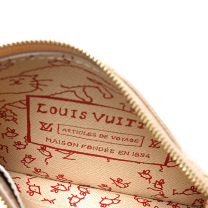 Louis Vuitton Monogram Coated Canvas Meowgram Key Pouch S 5 of 7