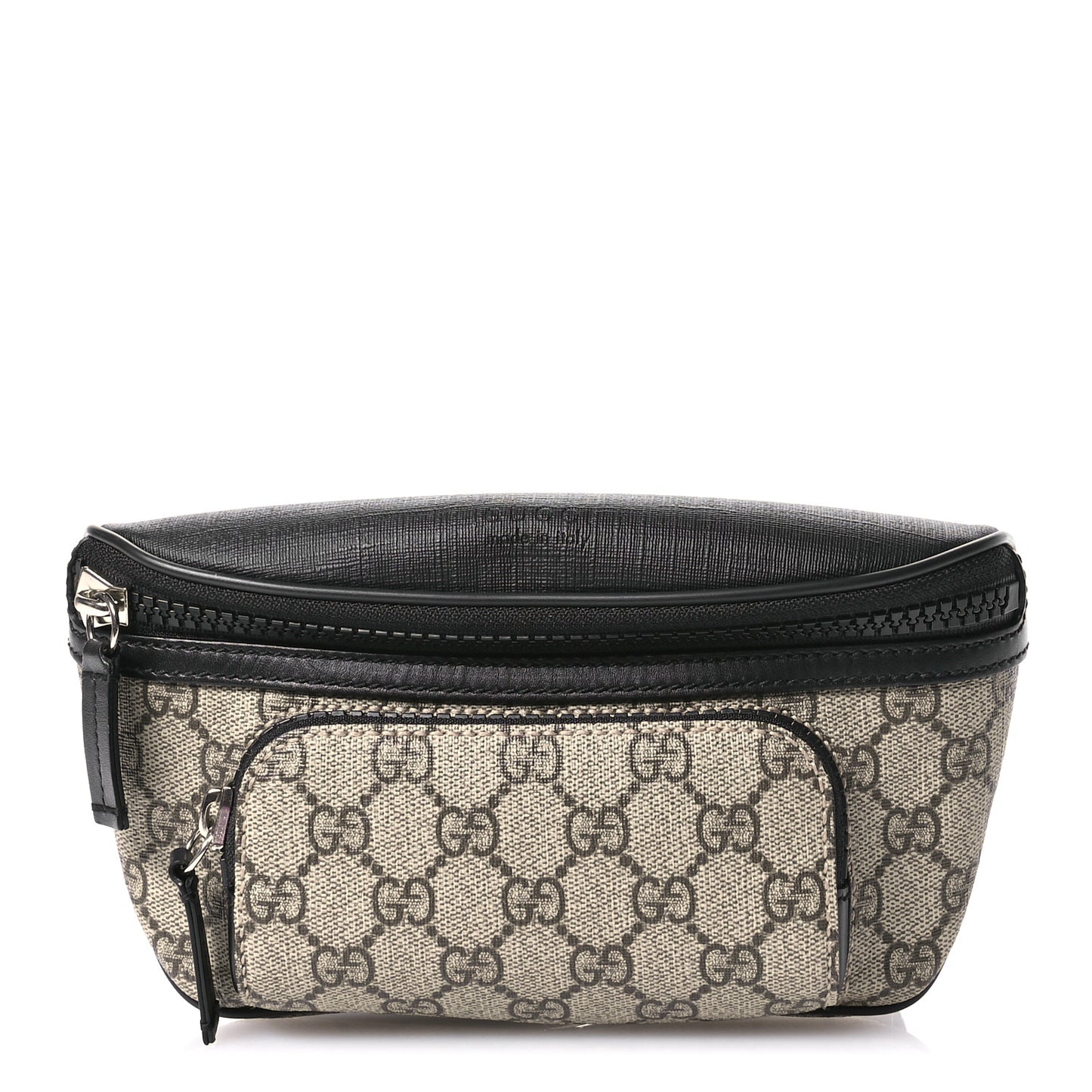 GG Supreme Monogram Belt Bag Black