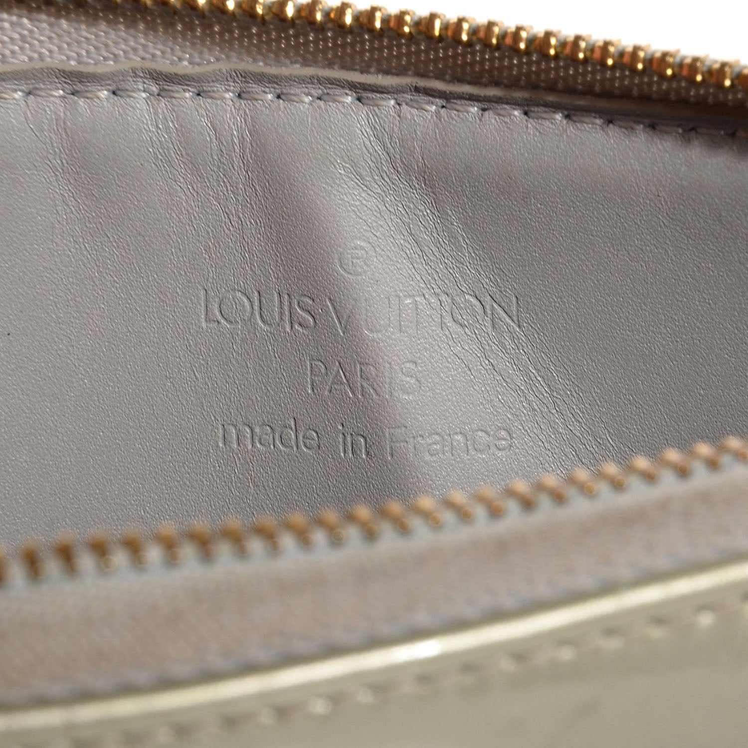 Louis Vuitton Vernis Lexington Pochette Silver 6 of 7