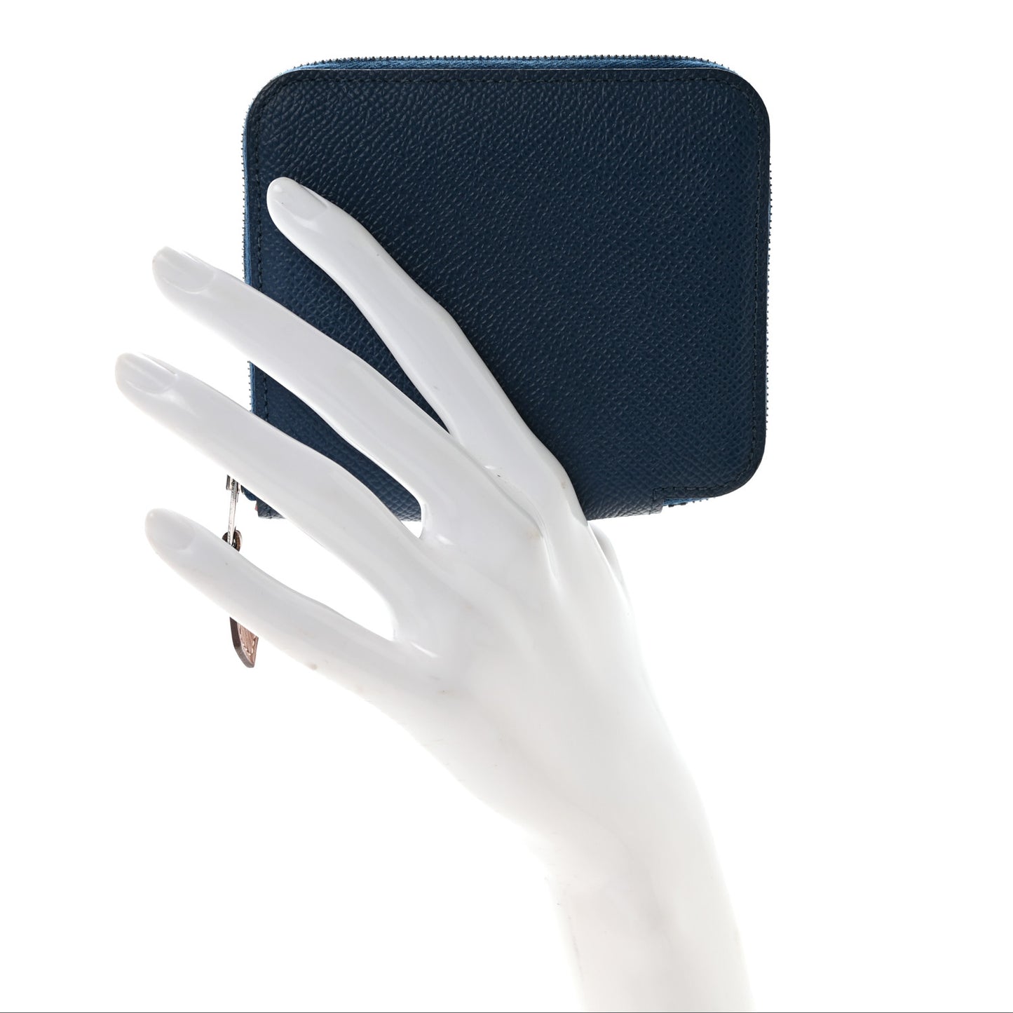 Epsom Silk'In Compact Wallet Deep Bleu