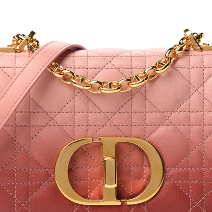 Christian Dior Lambskin Cannage Gradient Small Caro Bag Pink 9 of 9