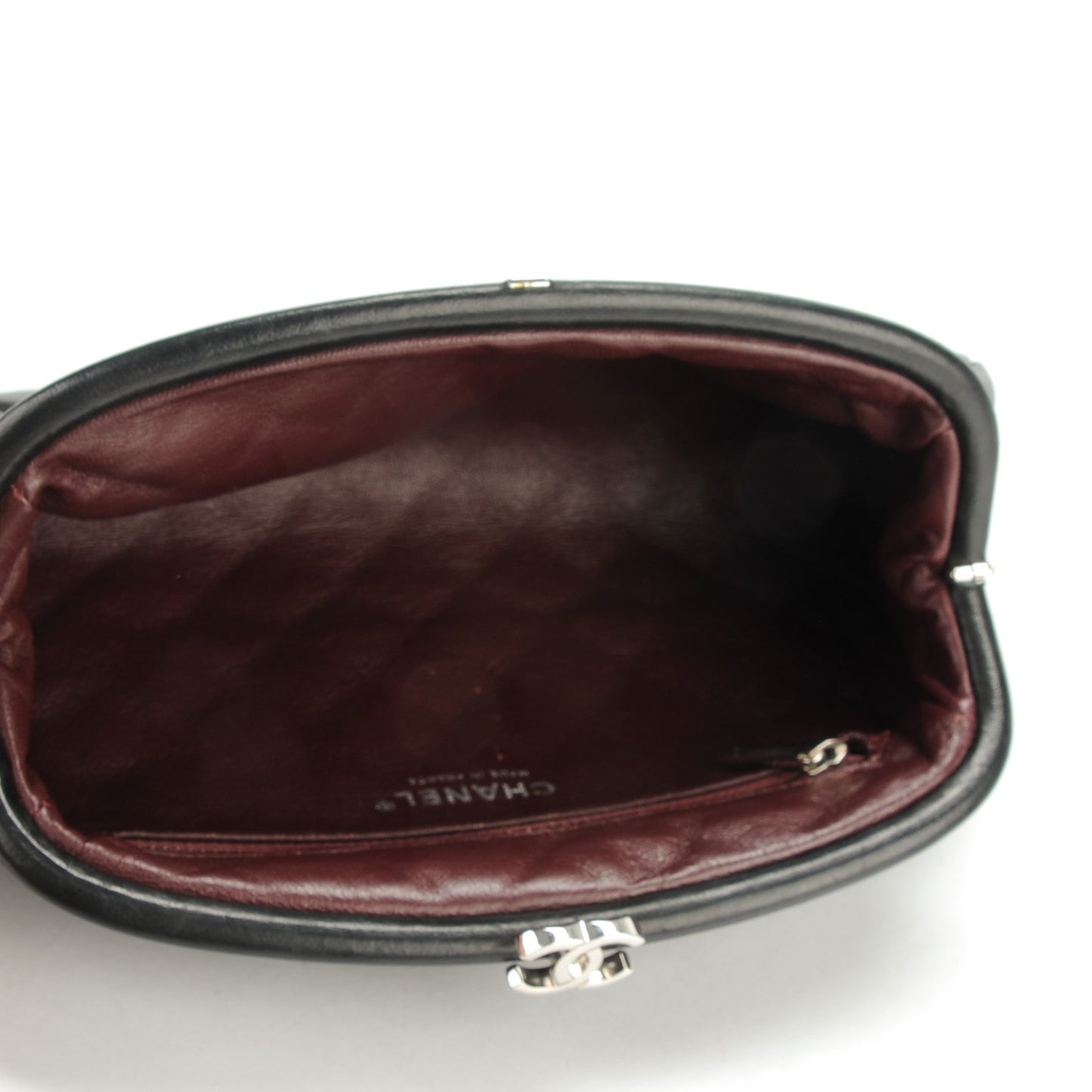 Lambskin Quilted Timeless Clutch Black