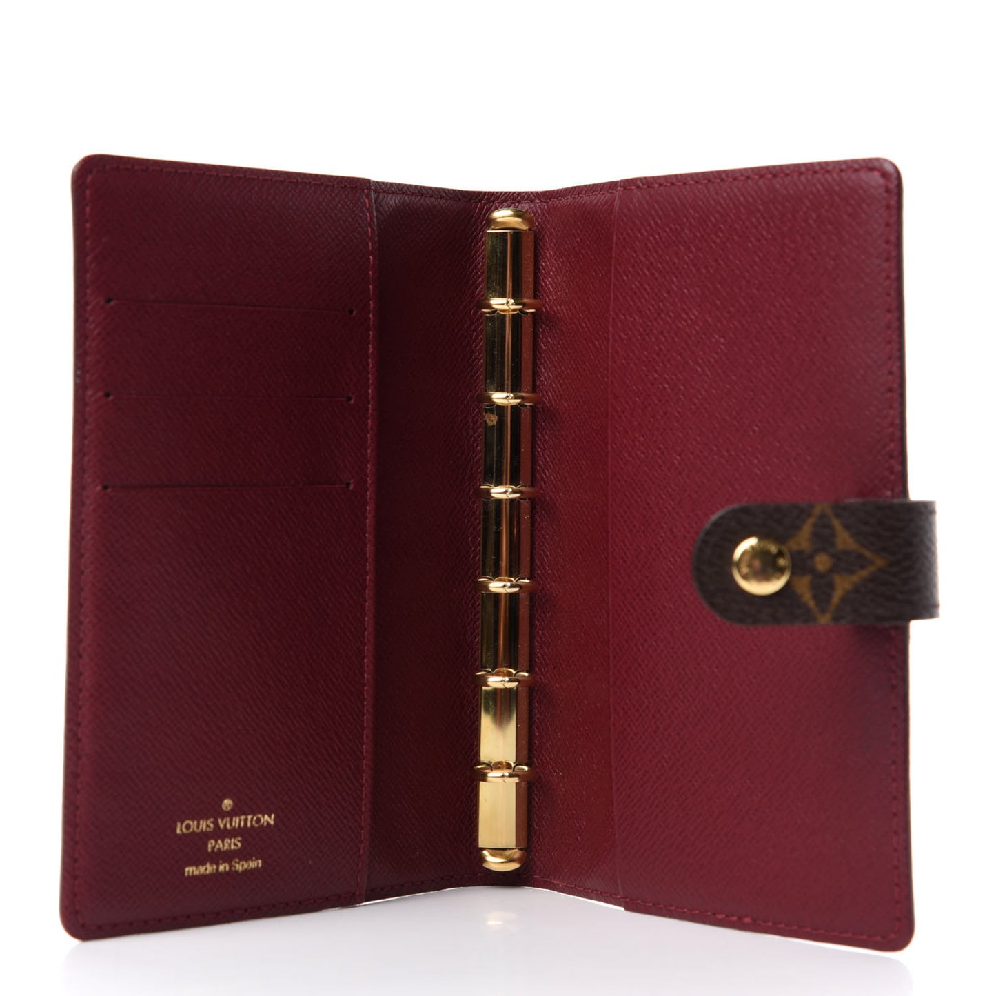 Monogram Labels Small Ring Agenda Cover