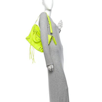 Balenciaga Agneau Classic Silver Hardware City Jaune Fluo 2 of 11