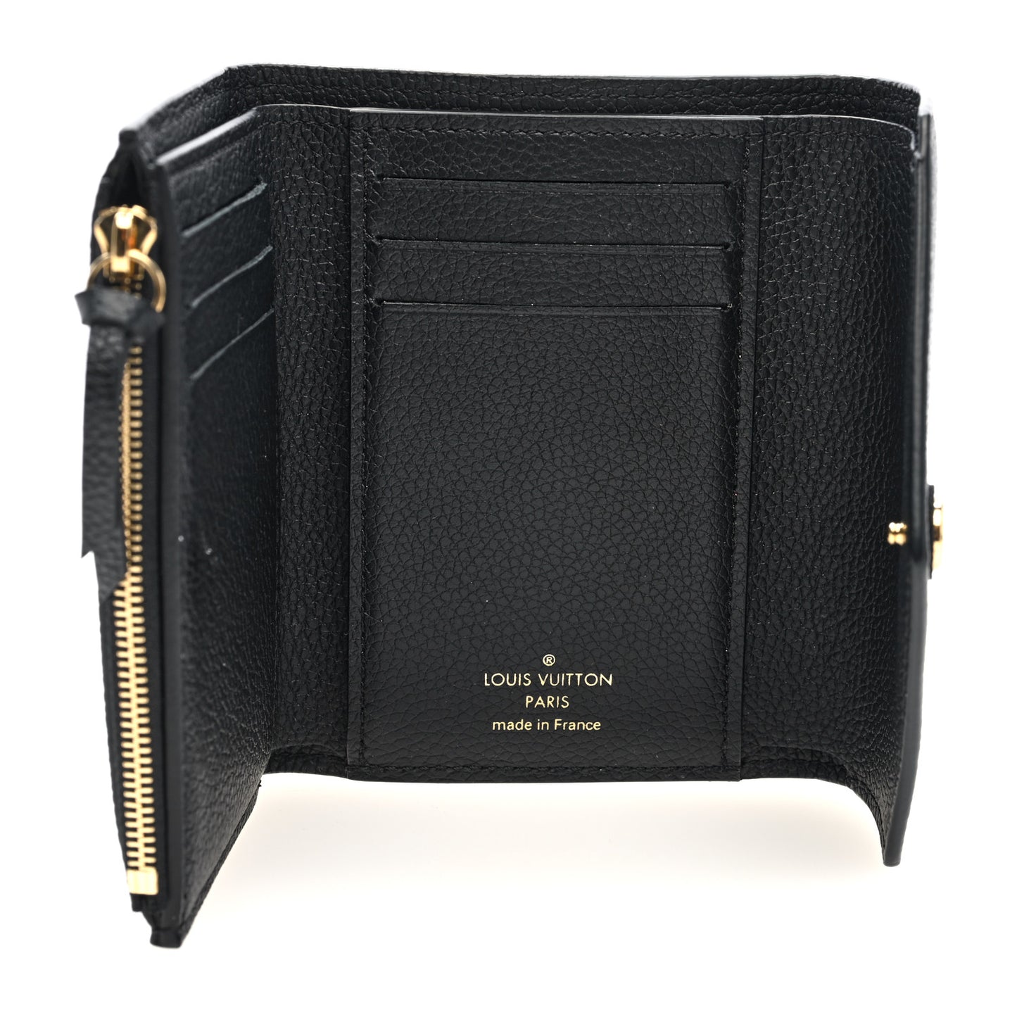 Empreinte Monogram Giant Victorine Wallet Black Beige