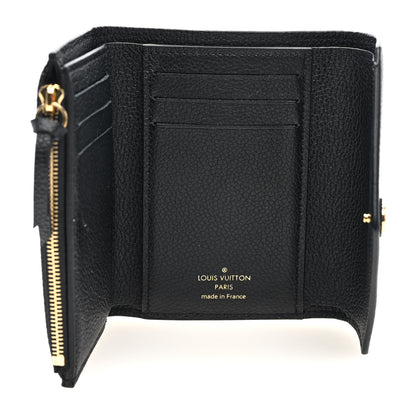 Louis Vuitton Empreinte Monogram Giant Victorine Wallet Black Beige 5 of 7