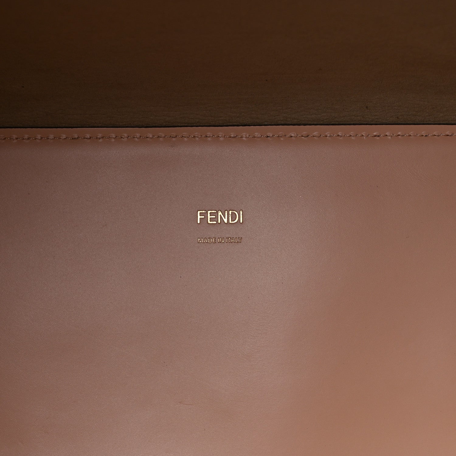 Fendi Vitello King Plexiglass Logo Embossed Medium Fendi Sunshine Shopper Tote Light Rose 6 of 10
