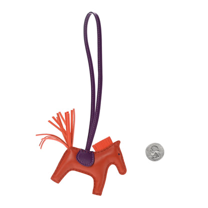 Hermes Milo Lambskin Grigri Rodeo Horse Bag Charm PM Gold 2 of 5
