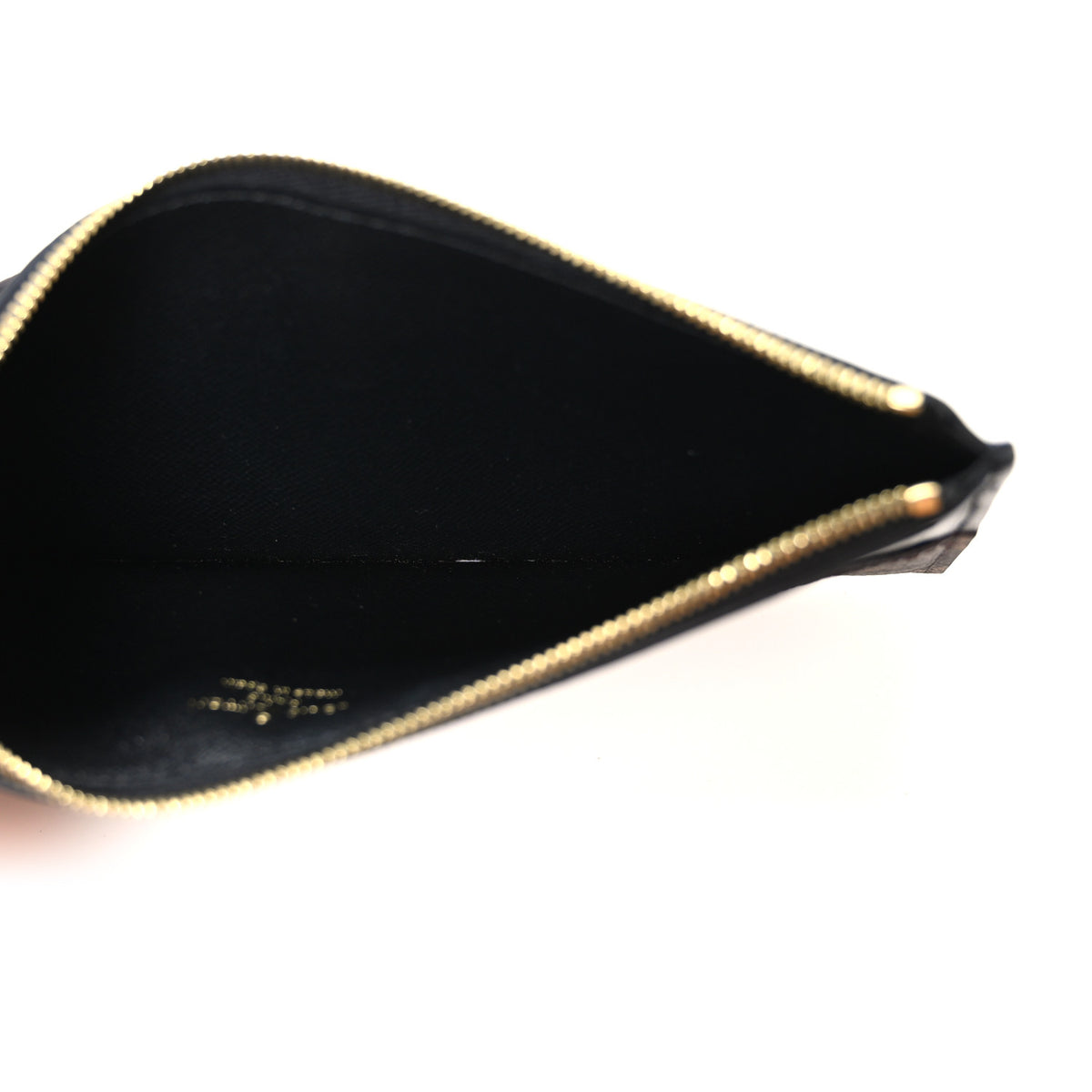 Monogram Slim Purse Black