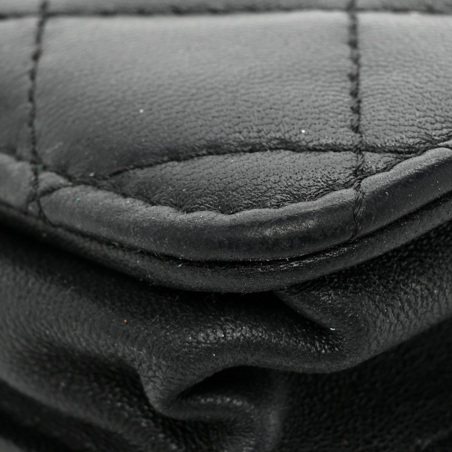 Chanel Lambskin Quilted Trendy CC Wallet On Chain WOC Black 18 of 23