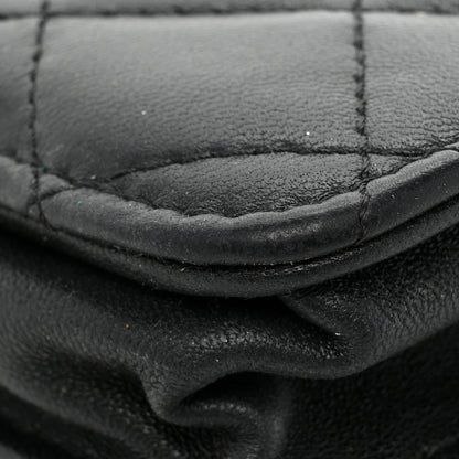 Chanel Lambskin Quilted Trendy CC Wallet On Chain WOC Black 18 of 23
