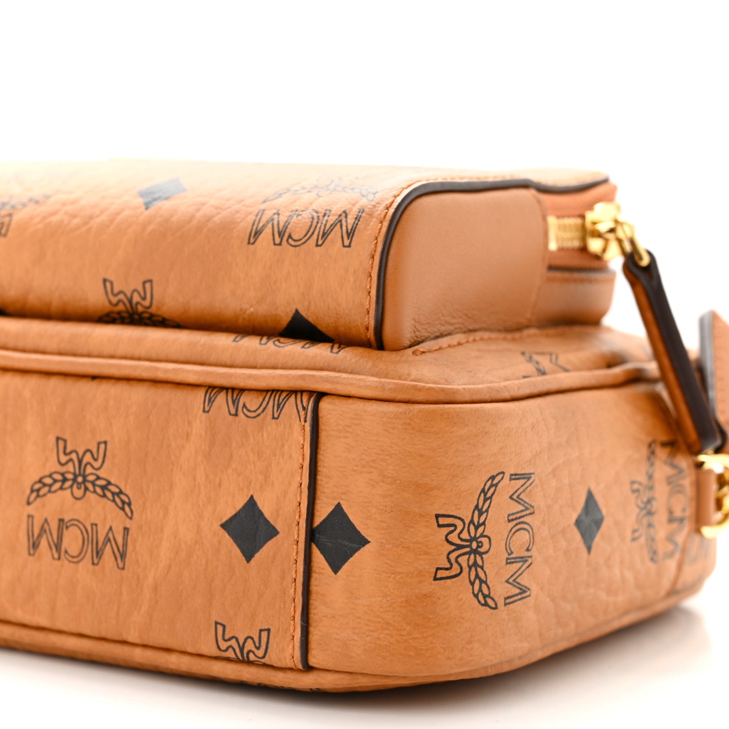 Visetos Klassik Crossbody Bag Cognac