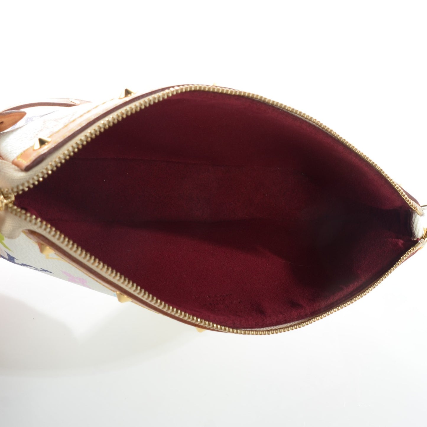 Monogram Multicolor Pochette Accessories White