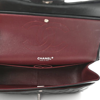 Chanel Lambskin Quilted Jumbo Double Flap Black 5 of 12