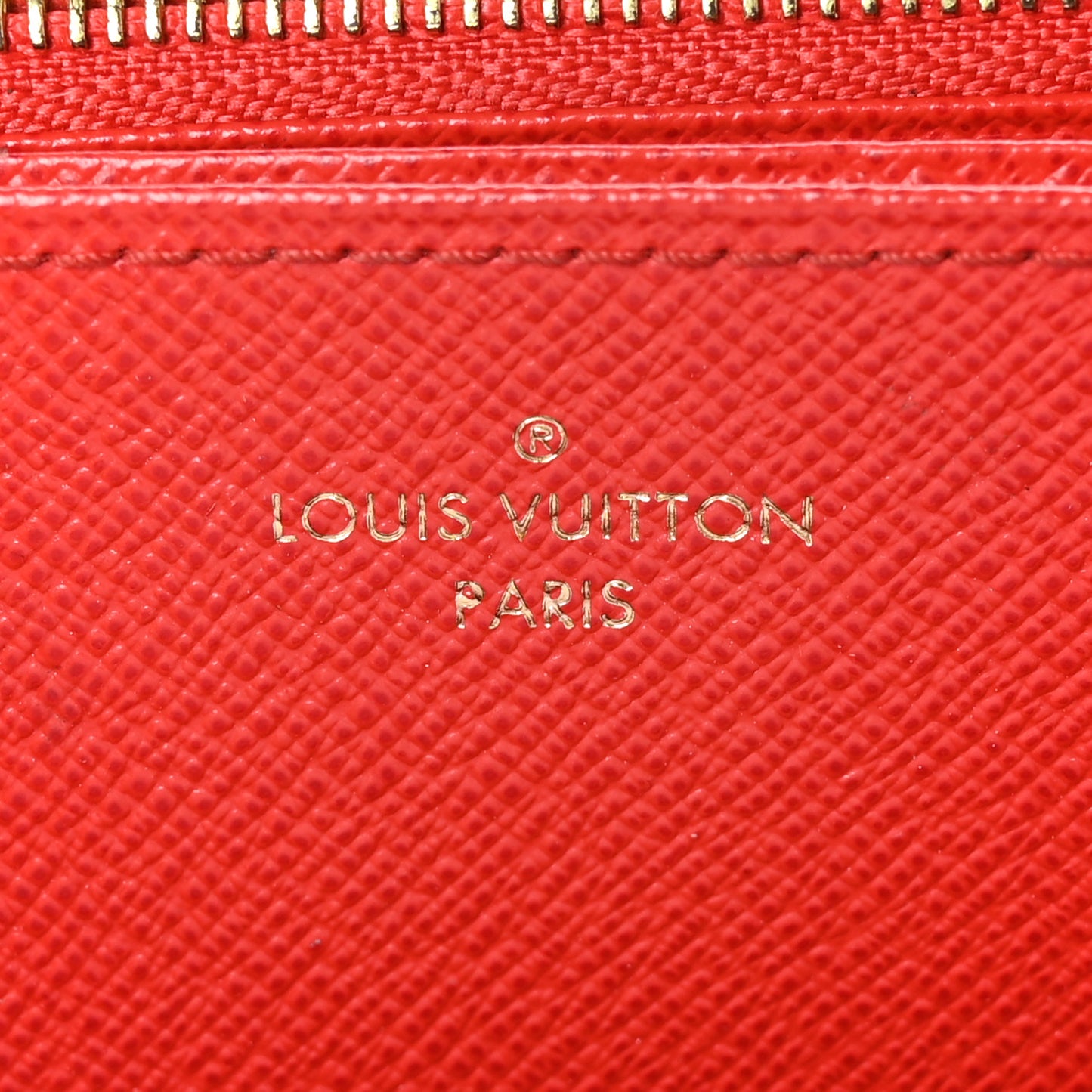 Monogram Zippy Wallet Coquelicot
