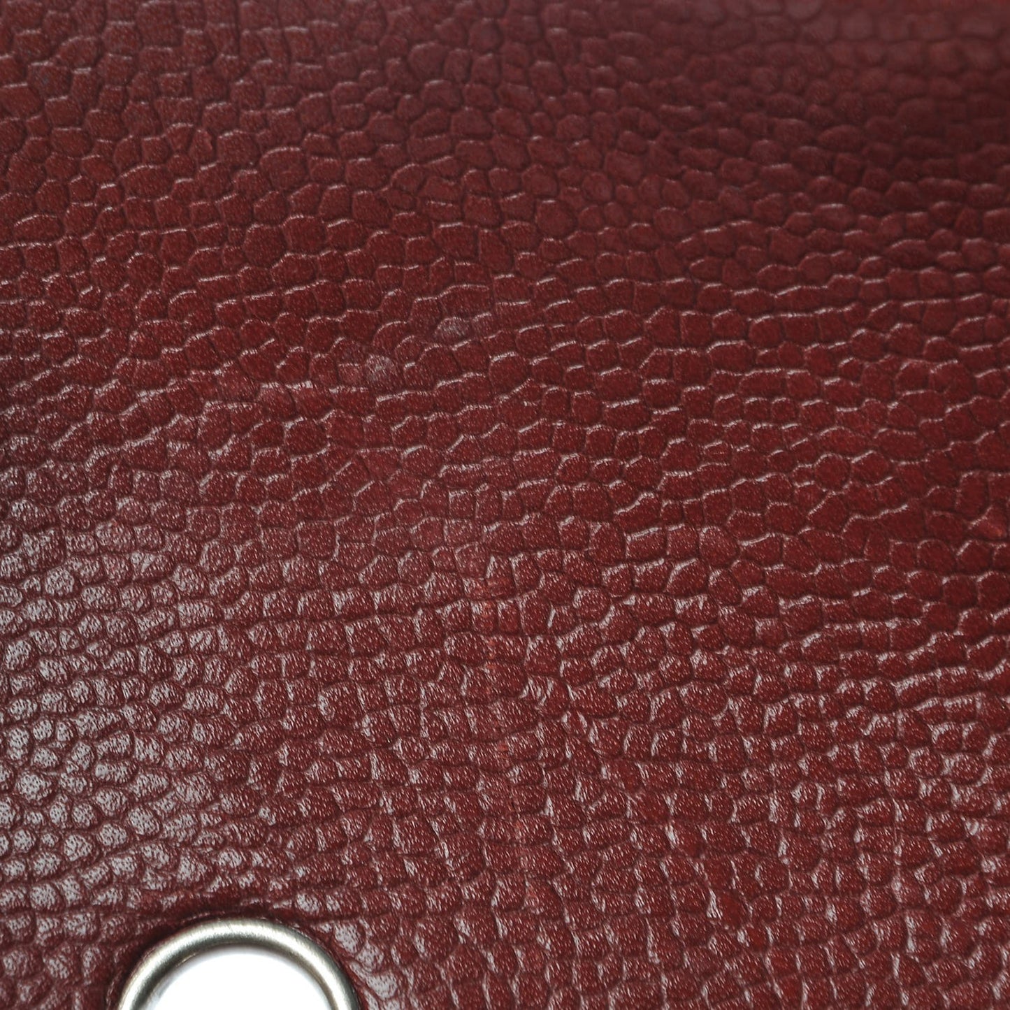 Caviar Quilted Extra Mini Flap Burgundy