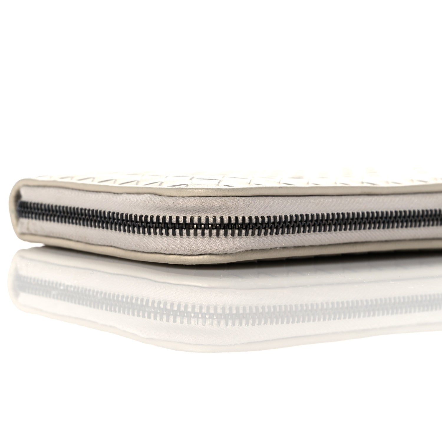 Bottega Veneta Nappa Intrecciato Zip Around Wallet Limo 5 of 13