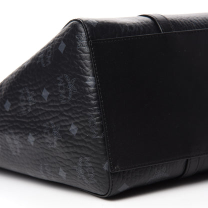 MCM Visetos Toni Shopper Tote Black 6 of 12