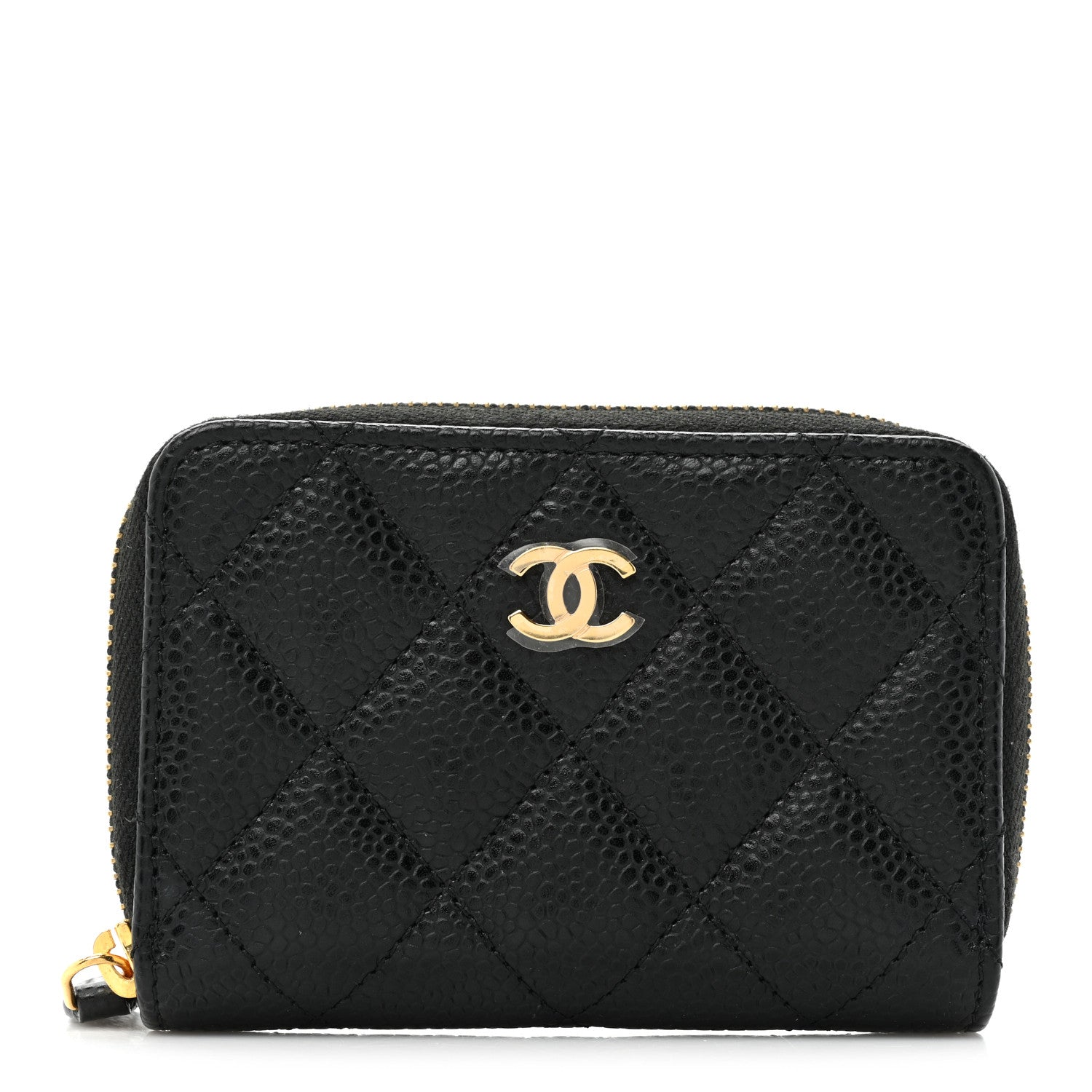 Chanel Caviar Quilted Classic Zipped Coin Purse Black 1 of 13