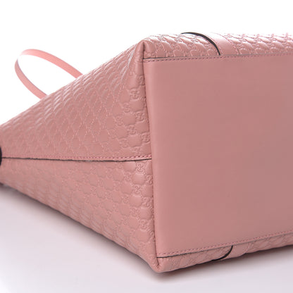 Gucci Soft Microguccissima Large Dome Satchel Soft Pink 8 of 10