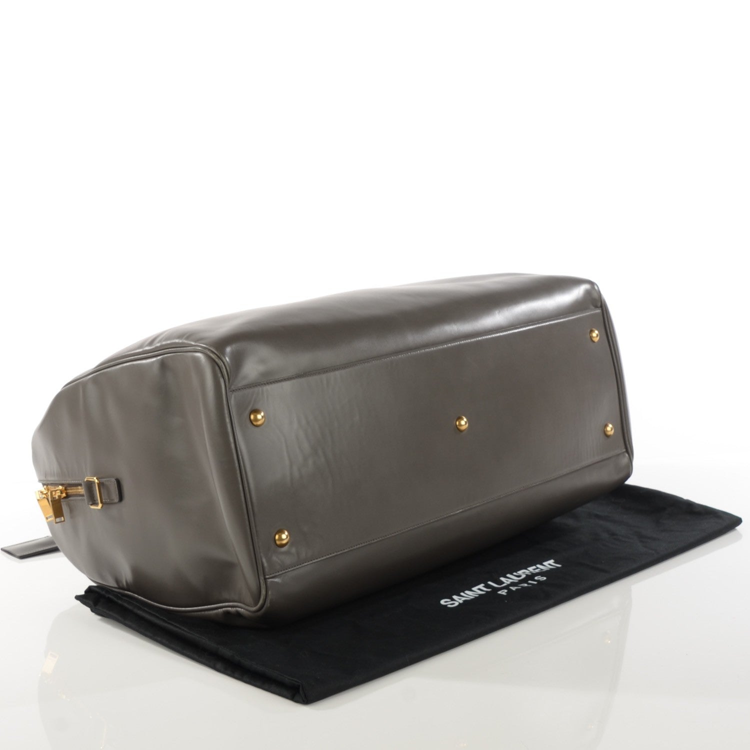 Saint Laurent Calfskin Classic Duffle 48 Earth 4 of 14
