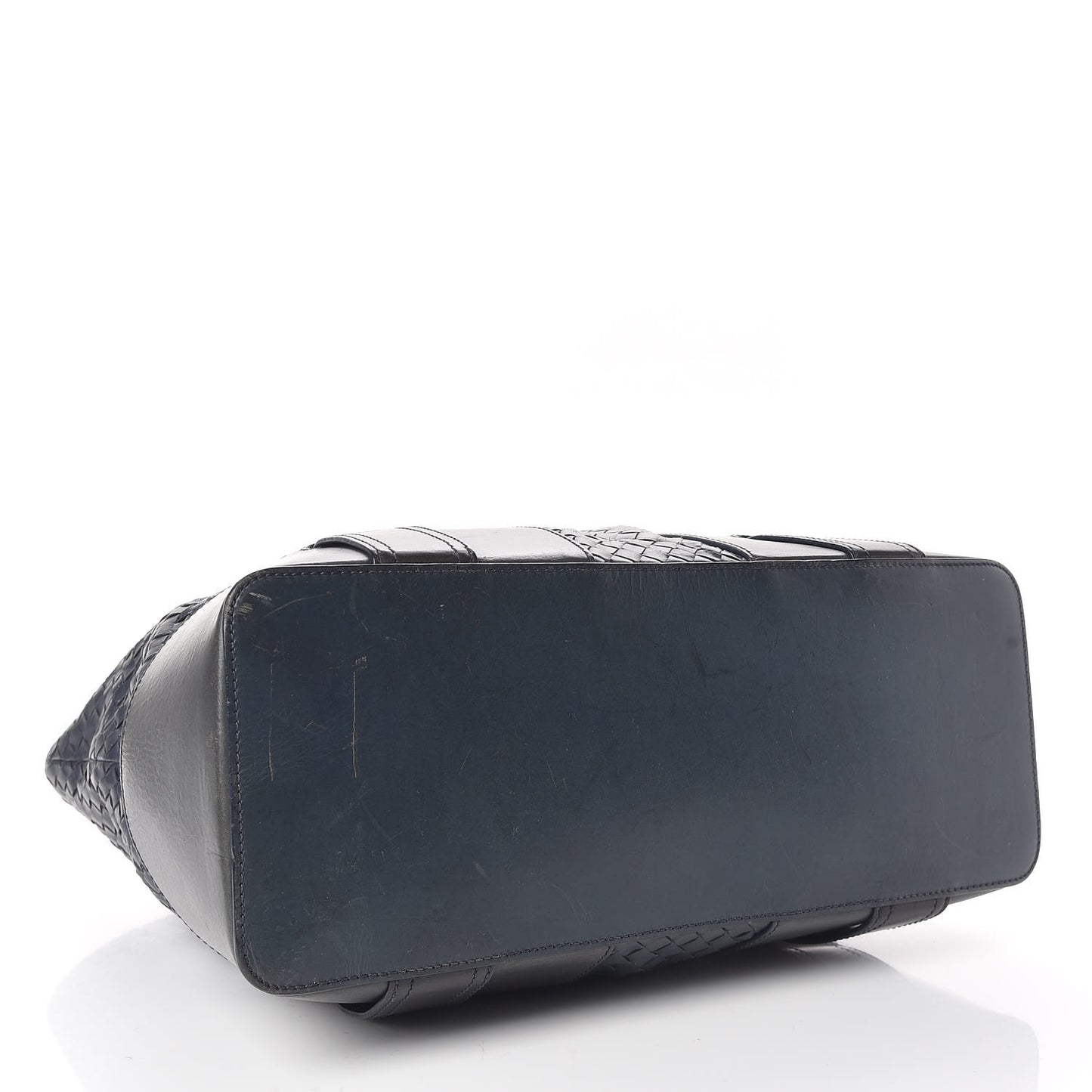 Light Calf Intrecciato Tote Prusse