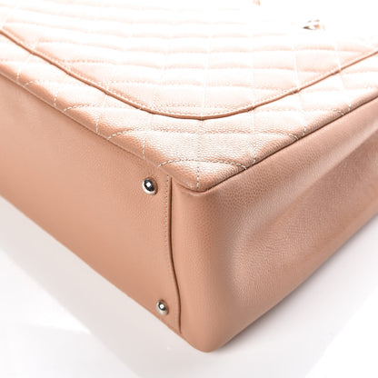 Chanel Caviar Quilted XL Grand Shopping Tote GST Beige 12 of 15