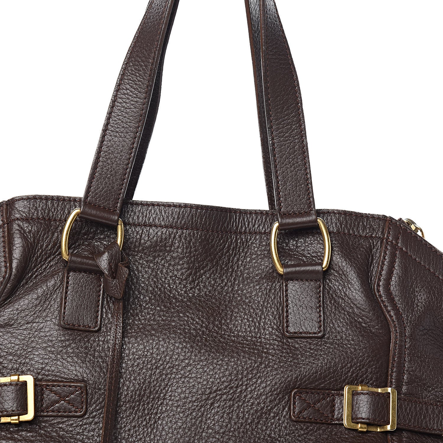 Saint Laurent Calfskin Medium Downtown Olive 14 of 15