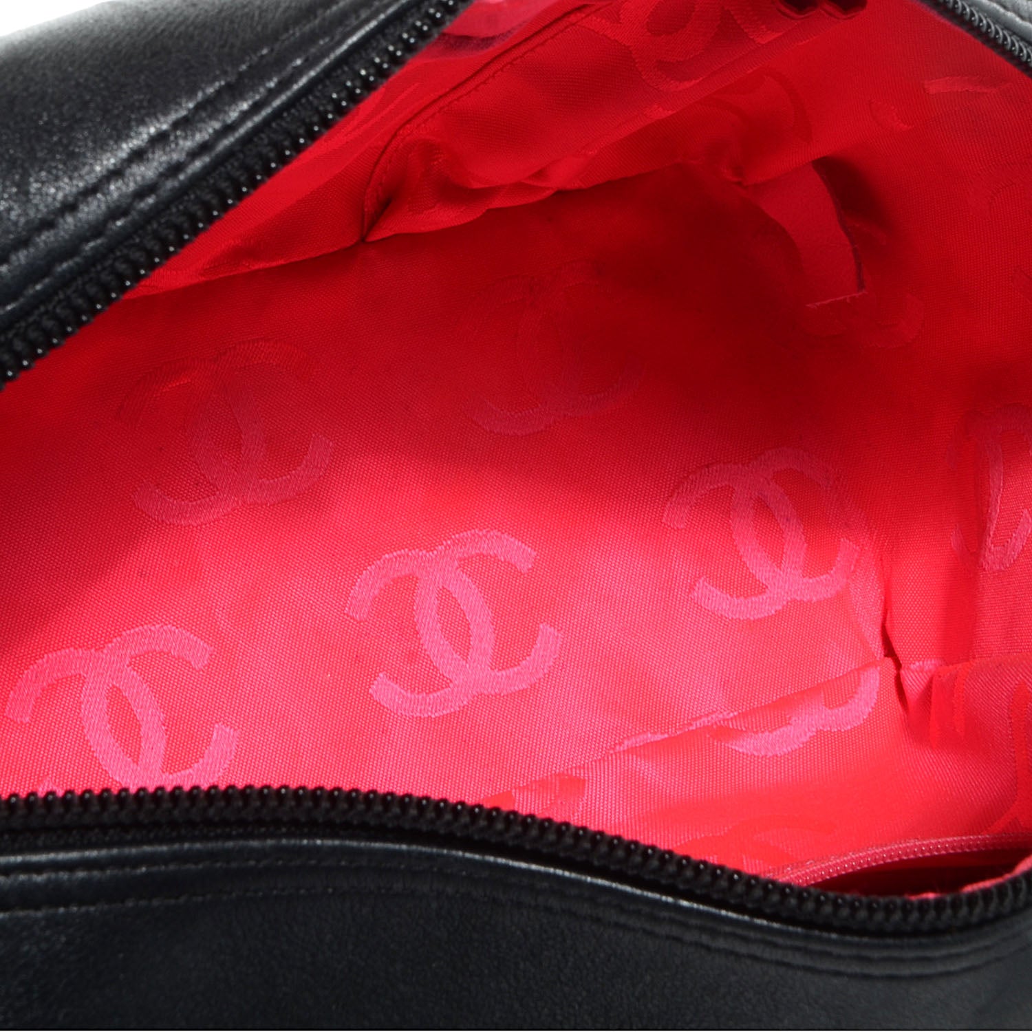 Chanel Calfskin Quilted Large Cambon Bowler Pink Black 5 of 7