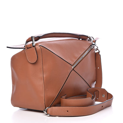 Loewe Calfskin Medium Puzzle Bag Tan 3 of 15