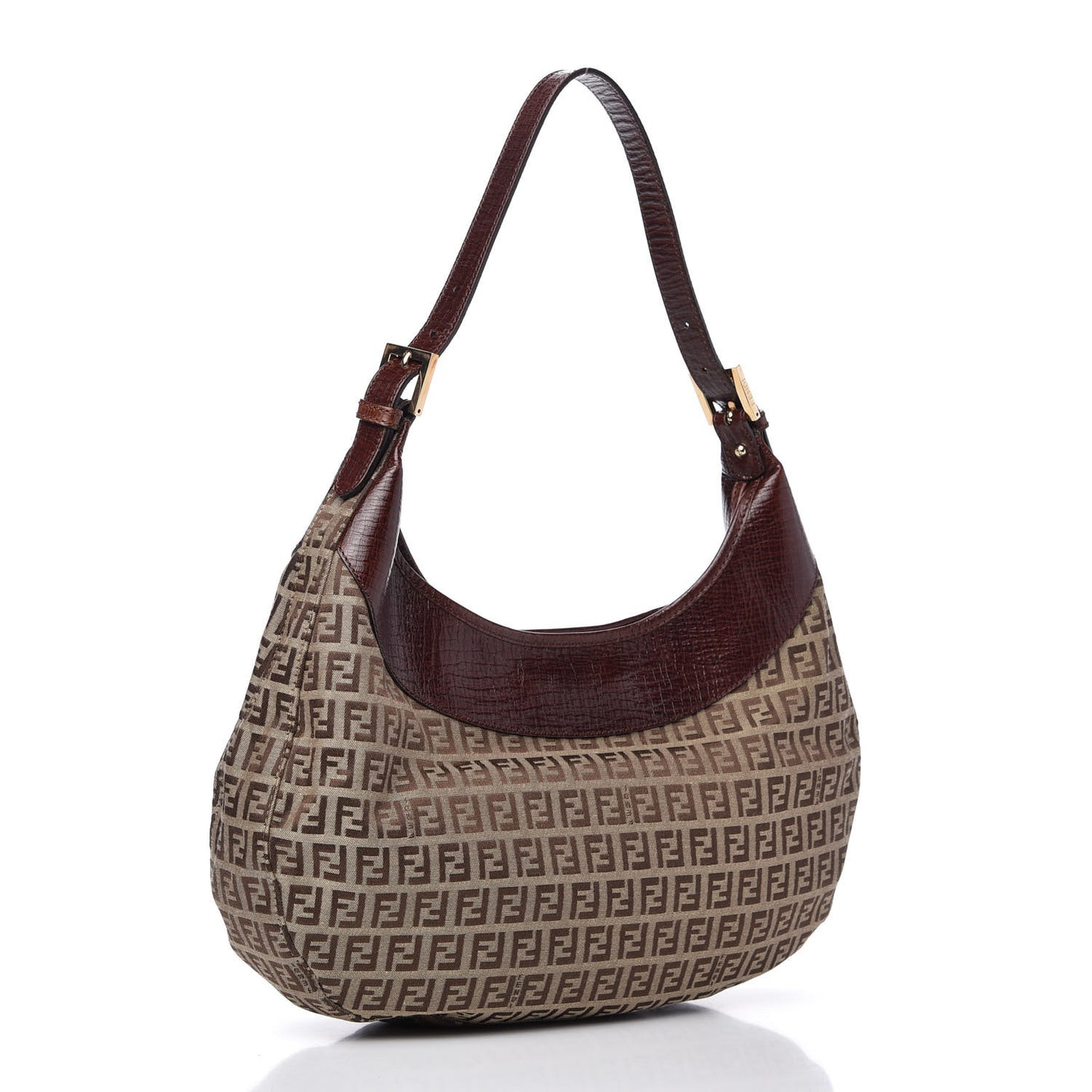 Zucchino Vitello Clip Hobo Mogano Panna Bruciato