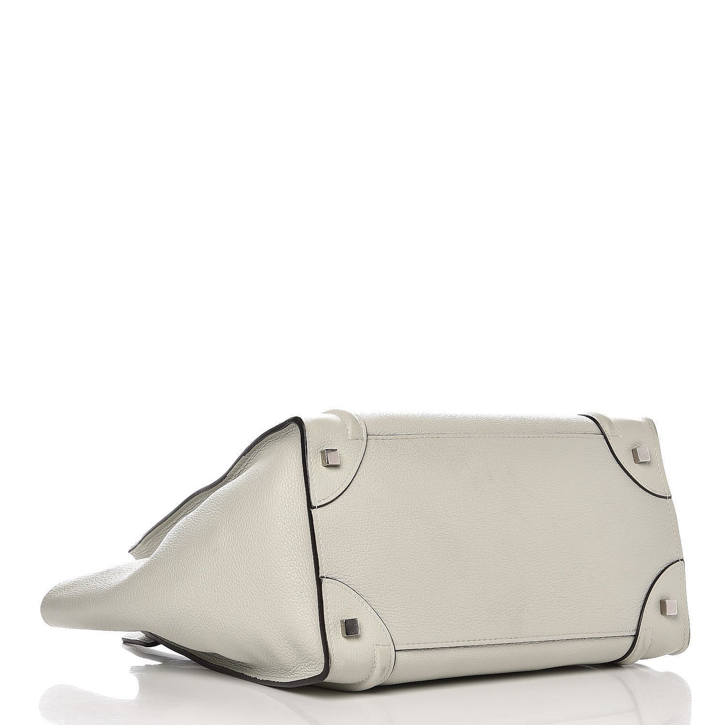 Drummed Calfskin Mini Luggage Lune