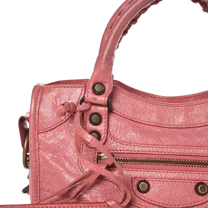 Balenciaga Agneau Classic Hardware Mini City Rose Bombon Raspberry 9 of 17