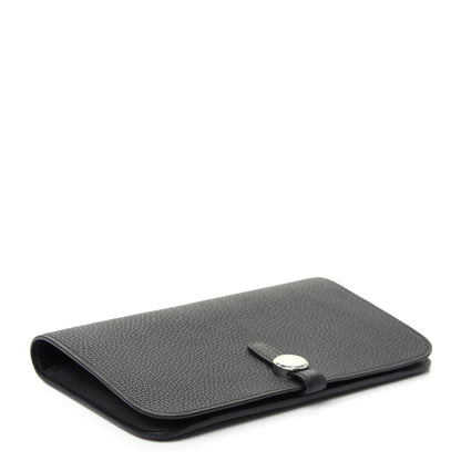Hermes Togo Dogon Duo Wallet Black 4 of 8