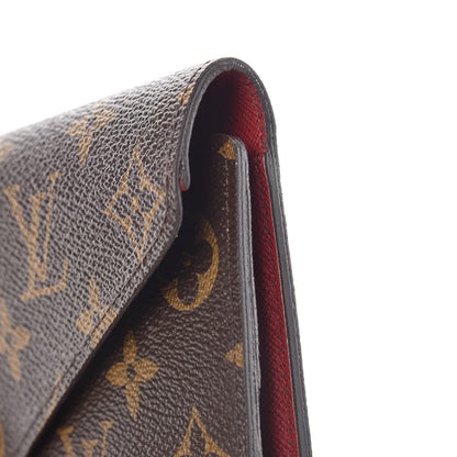 Louis Vuitton Monogram Josephine Wallet Red 8 of 13