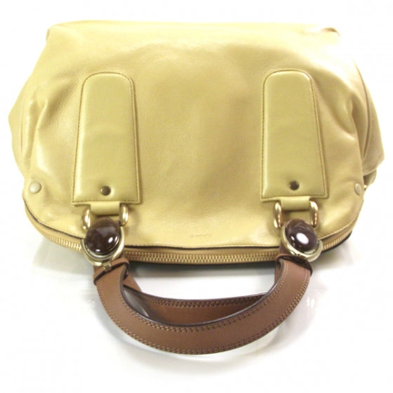 Chloe Leather Astoria Bowling Bag Lemon Yellow 5 of 13