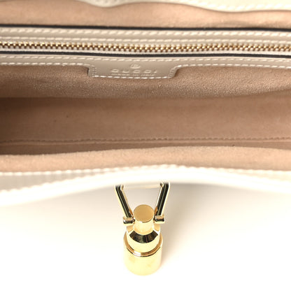 Gucci Boarded Dyana Lux Calfskin Small Jackie 1961 Hobo Mystic White 5 of 10