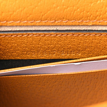 Gucci Polished Raffia Textured Dollar Calfskin Houndstooth Mini Diana Chain Bag Natural Sun Oil Mystic White 6 of 9