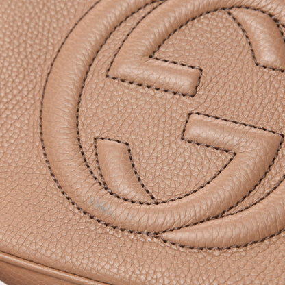 Gucci Pebbled Calfskin Small Soho Disco Bag Camelia 8 of 11