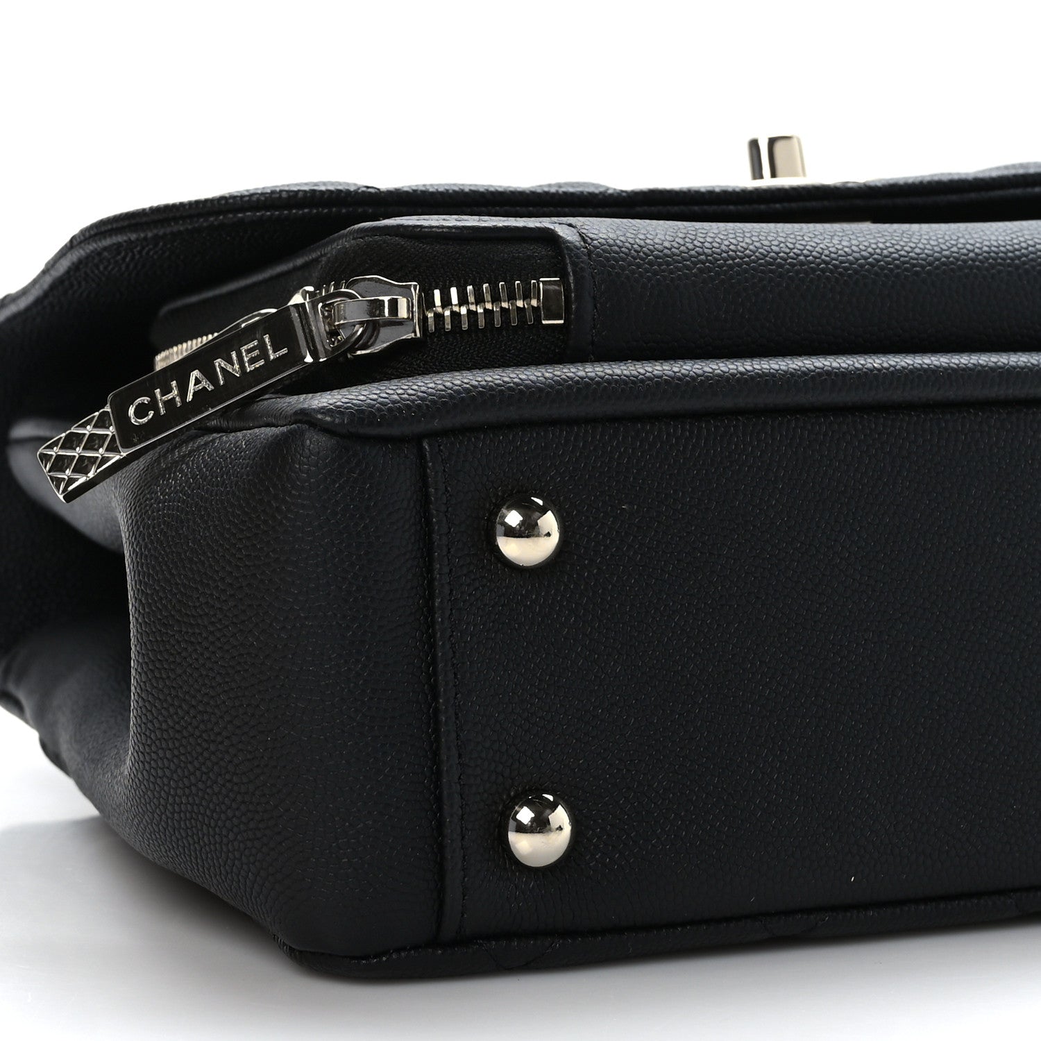 Chanel Caviar Quilted Medium Business Affinity Flap Black 9 of 10