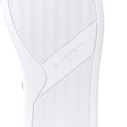 Givenchy Calfskin Logo Womens Urban Street Sneakers 38 White Red 8 of 12