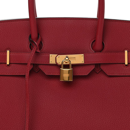 Hermes Togo Birkin 35 Rouge Grenat 8 of 10
